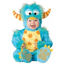 In Character Lil Monster Infant Costume 12-18M Baby Halloween Outfit Blue