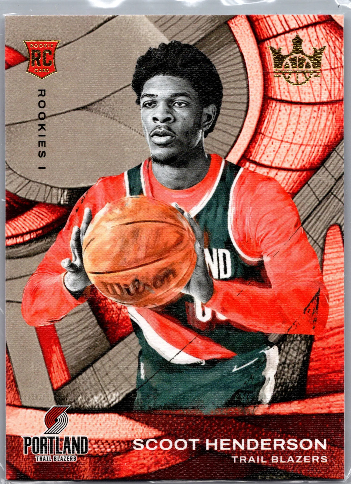 2024 2023-24 Panini Court Kings Rookies I Scoot Henderson #75 RC