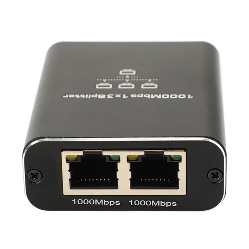 Gigabit Ethernet Splitter LAN Splitter 5V 1A 1 To 3 Anti Interference For TVs - Afbeelding 11 van 12