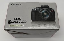 Canon EOS Rebel T100 Digital SLR Camera with EF-S 18-55mm Lens, APS-C Sensor, 18