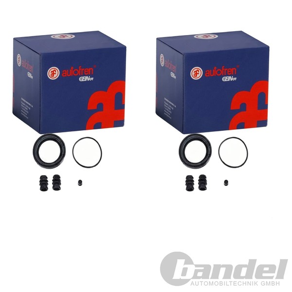 2X Autofren Reparatursatz Bremssattel Vorne Passend FüR Mitsubishi L200 Pajero-image
