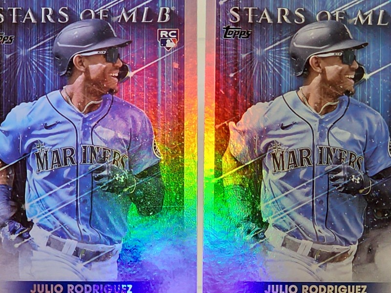 2022 Topps Update Series Stars of MLB Holofoil Julio Rodriguez #SMLB-87 Mariners