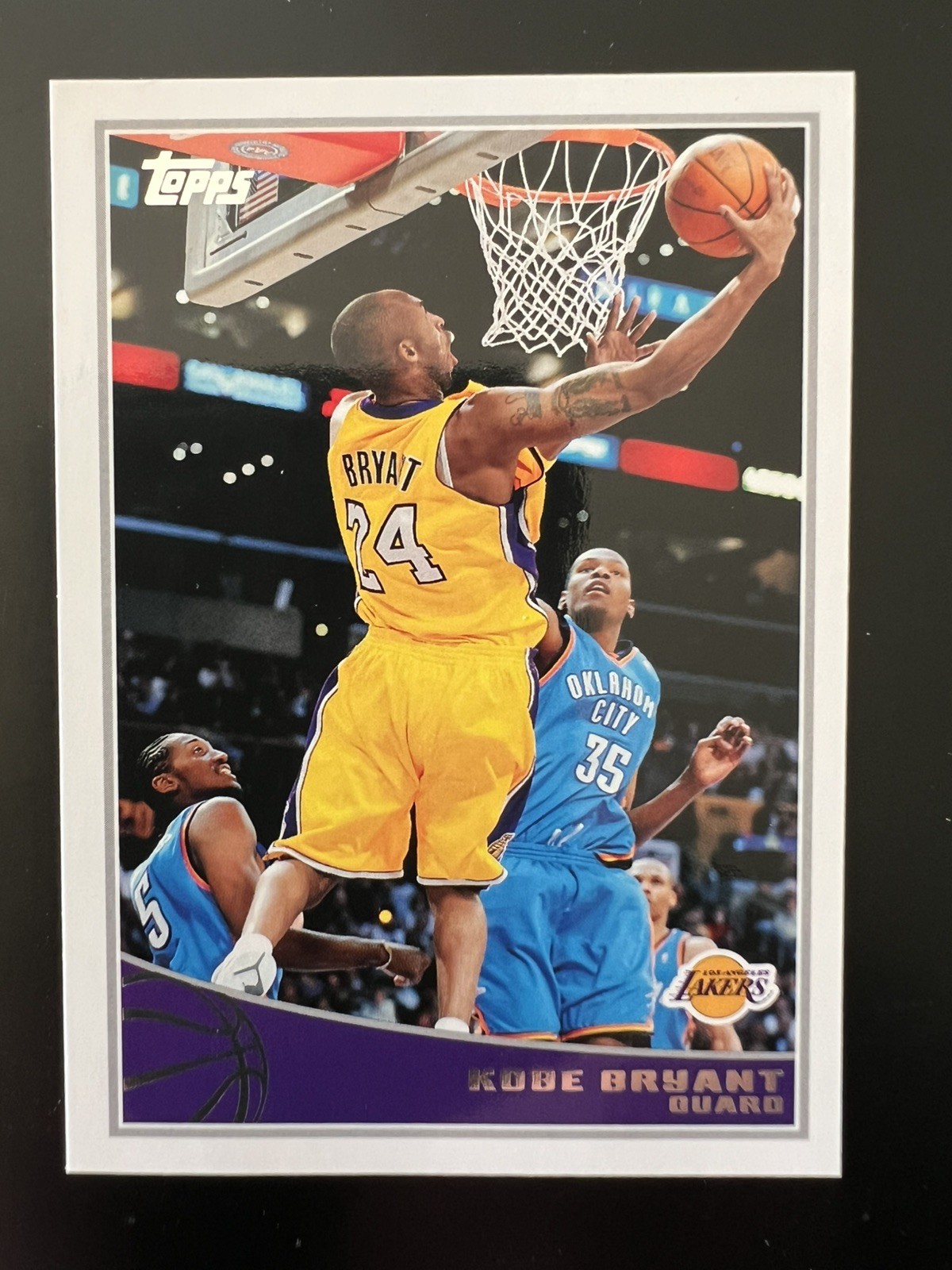 2009-10🔥Kobe Bryant🔥Topps #123 L.A. Lakers HOFer