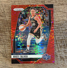 Panini 2024 Prizm WNBA Kristi Toliver #12 Red Sparkle /299 Mystics