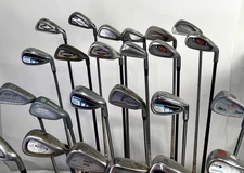 Wholesale Lot of 24 Golf Clubs - Right Handed - Assorted Irons and Wedges