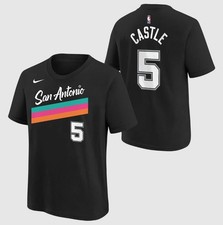 Spur 2025-2026 City Edition Name and Number 5 Castle T-Shirt - Black