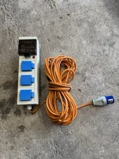 Maypole Caravan Motorhome Campsite 230V 10A Power Hook Up Lead Mobile Mains Unit