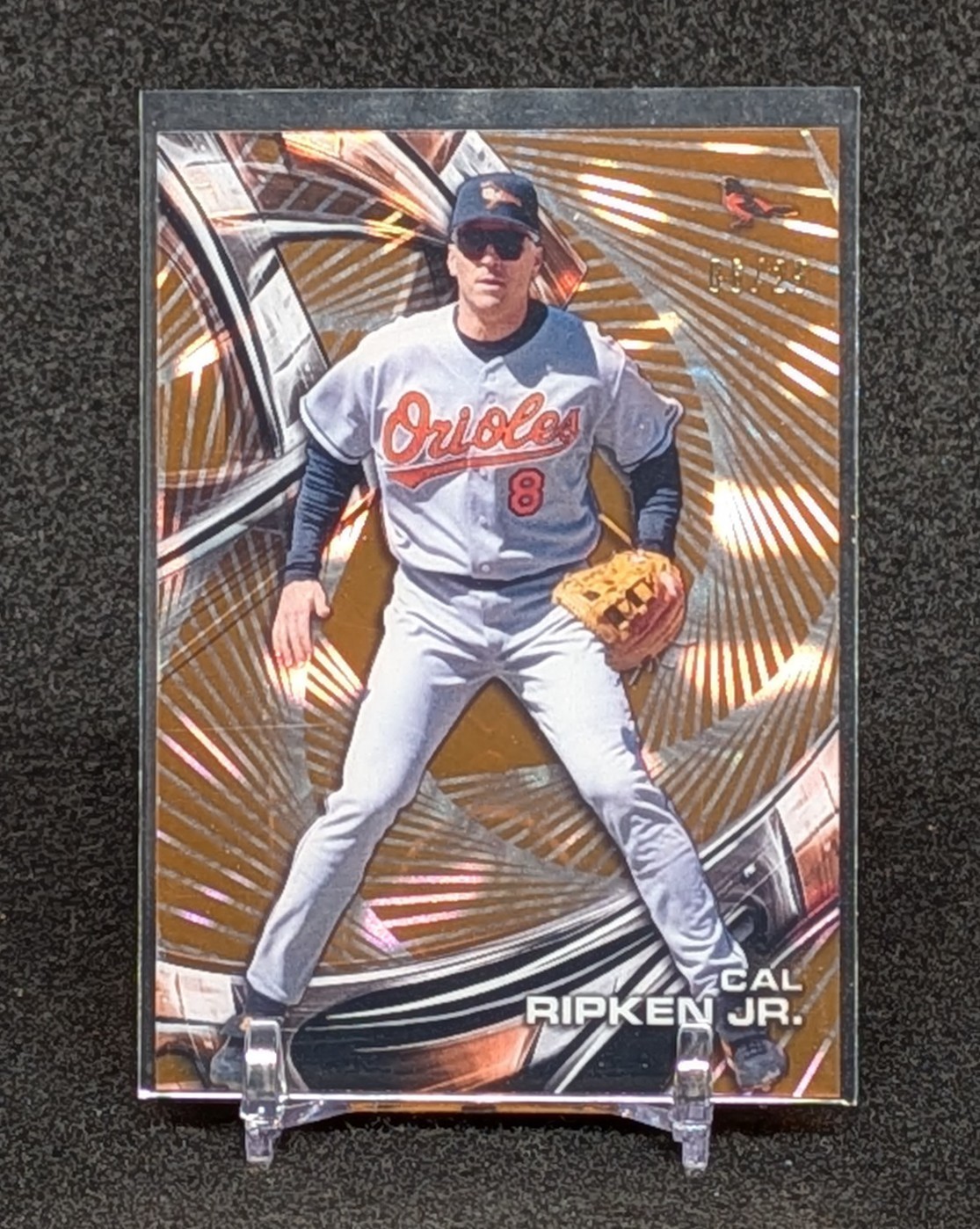 2016 Topps Tek Cal Ripken Jr Orange Diffractor /25 Orioles Color Match Parallel