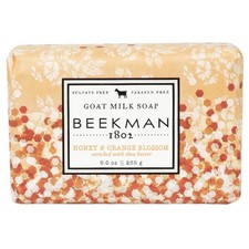 BEEKMAN GOAT MILK BAR SOAP - HONEY AND ORANGE BLOSSOM 3.5. oz Pack Of 3
