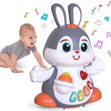 Musicaux Jouet Bebe 1 an Garçon Fille - Jouet Educatif Lapin Rampant