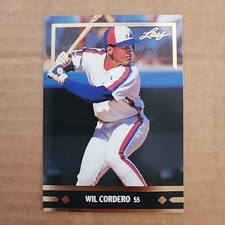 1991 Leaf Gold Rookies #BC3 Wil Cordero Montreal Expos