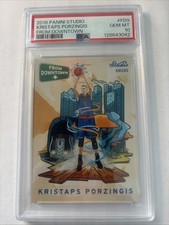 2016-17 Panini Studio - From Downtown Kristaps Porzingis #FD9 PSA 10