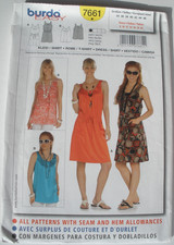 Burda 7661 Sewing Pattern Misses Dress or Tun...