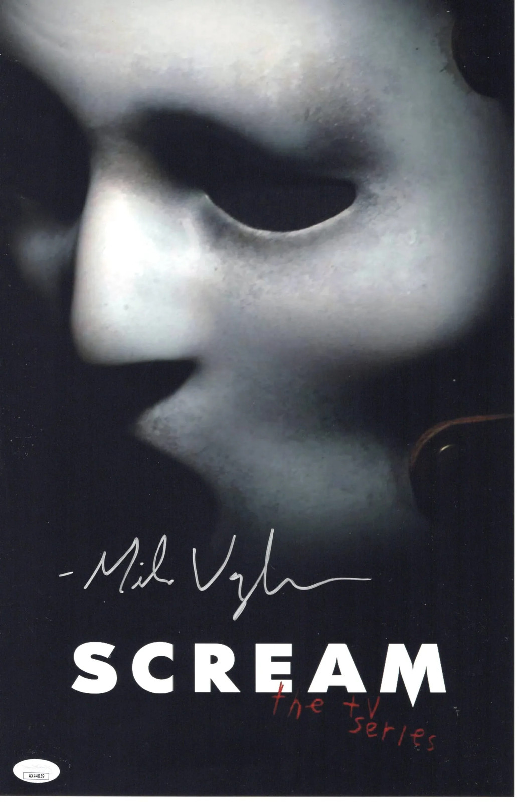 Mike Vaughn signed 11x17 Poster The Killer Scream The TV Series JSA