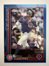 2025 Topps Chrome-Willi Castro #USC-67, Cubs/Twins, Blue Border, SP, #15/150