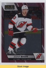 2023-24 O-Pee-Chee Platinum Matte Pink Jesper Bratt #184 READ a2p