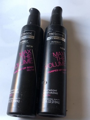 2 x TRESemme MAX THE VOLUME Pumped Up Body Lightweight Moisturizing Lotion 7.3oz