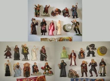 LORD OF THE RINGS COLLECTION - ALL 5 KINDER SURPRISE FIGURINES SETS LOTR FIGURES
