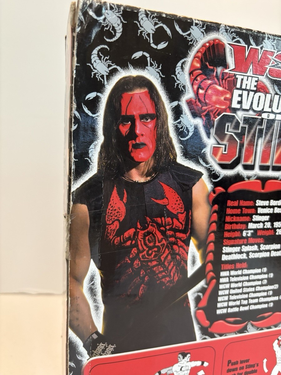 ToyBiz WCW The Evolution of Sting Wrestling Action Figures