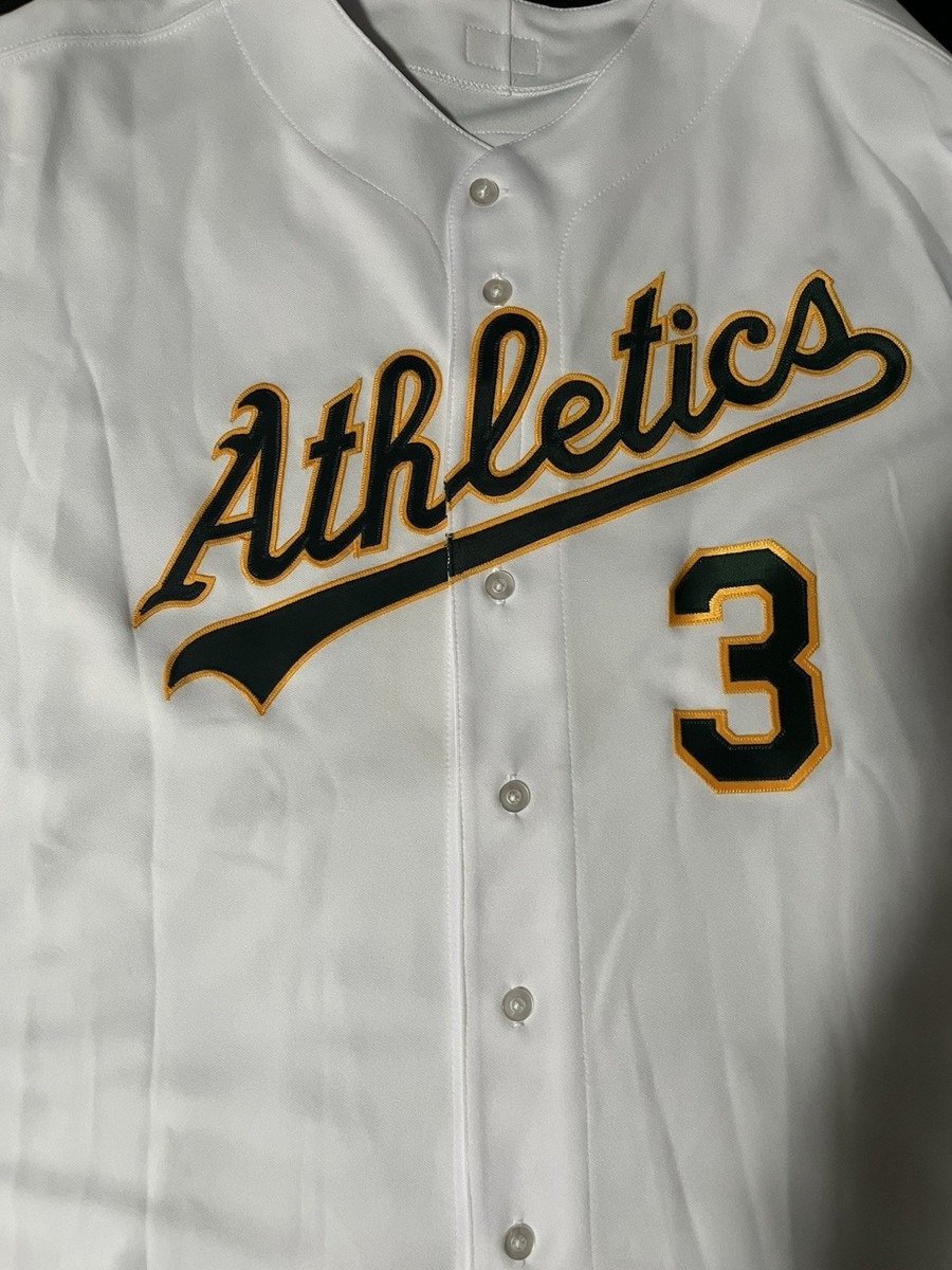 Majestic Authentic Collection Oakland Athletic's Eric Chavez #3