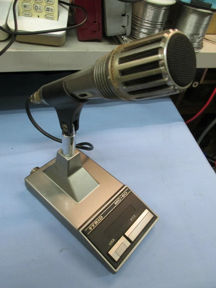 KENWOOD MC-60 Dynamic Desktop Microphone Ham CB Radio Working Tested - Image 2 of 4