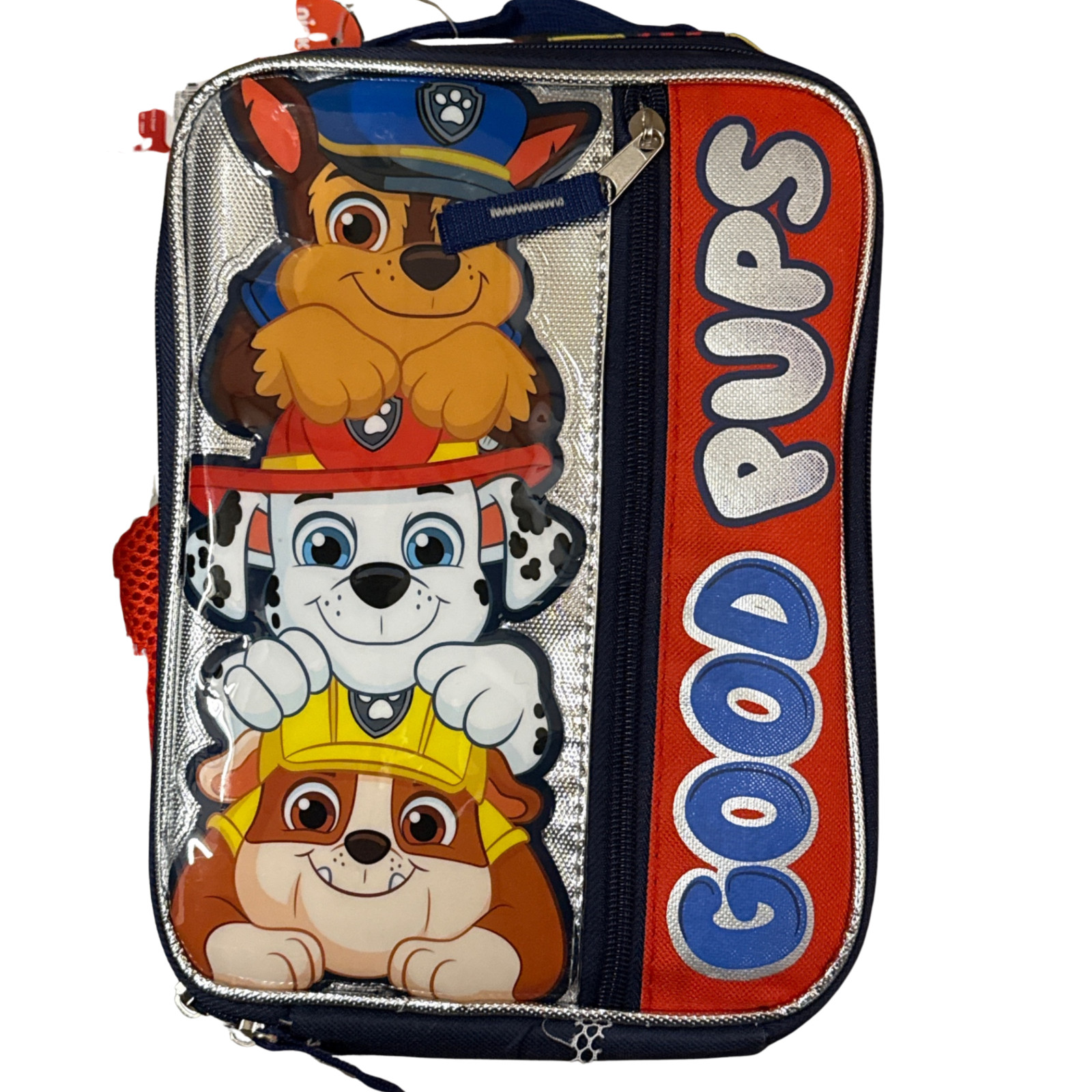 Paw Patrol Insulated Lunch Box Kids Soft Cooler Chase Marshall Rubble Good Pups