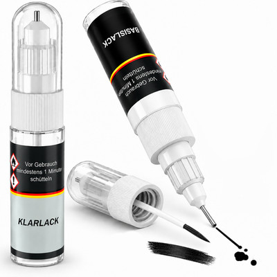 Lackstift- Set für AUDI VW LC9X DEEPBLACK PERLEFFEKT  Pinsel / Nadel