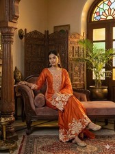 Salwar Kameez Pakistani Indian Wedding Party Wear Dress Bollywood Sharara Suit