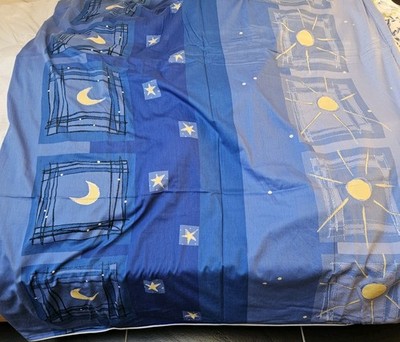 Bettwäsche Bettbezug Set Sonne Mond Sterne ASTRO Sun Moon Stars Luna 155 x 220cm