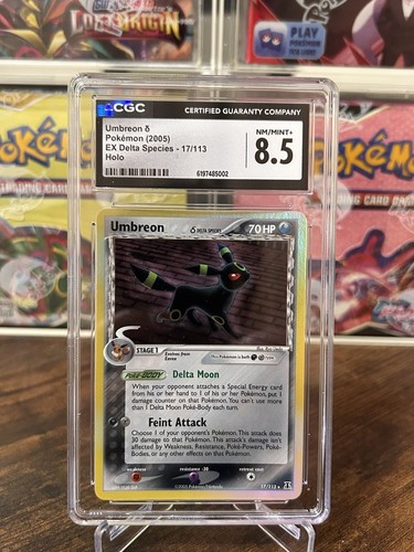 Umbreon δ graded CGC 8.5 for sale on eBay