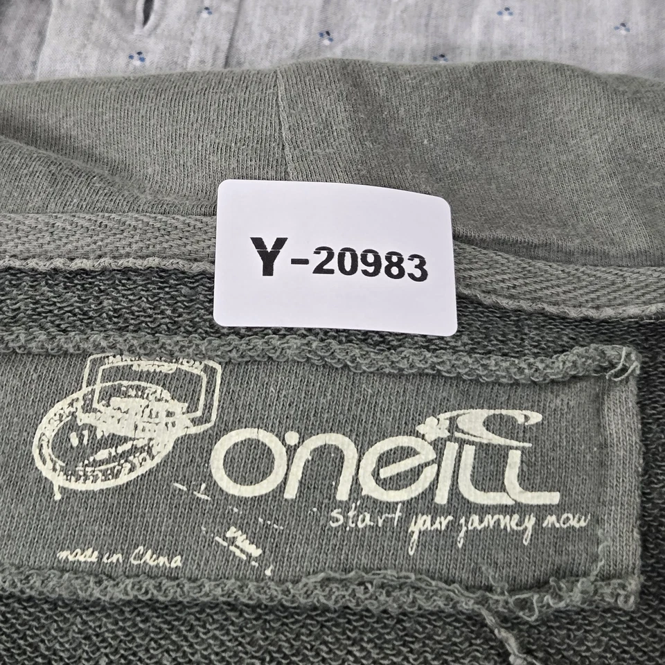 VINTAGE O'Neill Women Hoodie XL Green Script 1952 Streetwear Grunge Y2K READ - Image 2 of 4