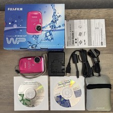 Fujifilm FinePix Z33WP Pink Digital Camera CIB Y2K Waterproof Tested Boxed Set