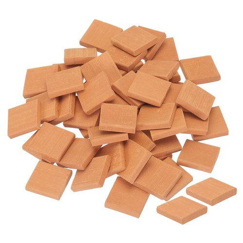 Miniature Bricks Clay Mini Wall Brick for Model Building(Grey) 50PCS Scale 1/12 - Picture 1 of 7