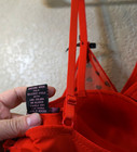 Per Lei XL red babydoll nightie with black heart and adj straps — photo 8