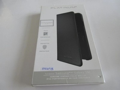 Platinum Folio Wallet Case for Samsung Galaxy S9+ Plus. Charcoal