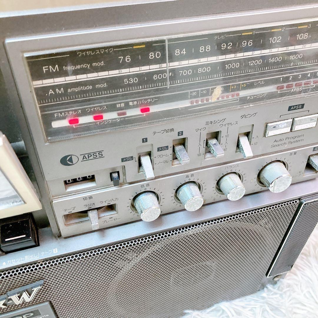SHARP GF-888 Searcher-W Double Cassette Boombox Ghetto Blaster