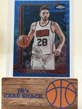 2025-26 Topps Chrome Alperen Sengun Blue Wave Refractor /150 #98 Houston Rockets