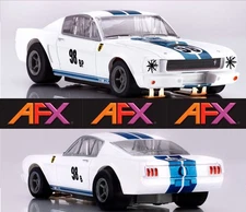 AFX 1965 Shelby Mustang GT350R Ken Miles White/Blue#98 Mega G+ 22125