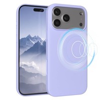 Magsafe HandyhüLle FüR Apple Iphone 17 Pro Max Silikon Cover Schutz Case Lila