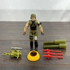 Vintage 1989 GI Joe Backblast v1 3.75" Action Figure Incomplete