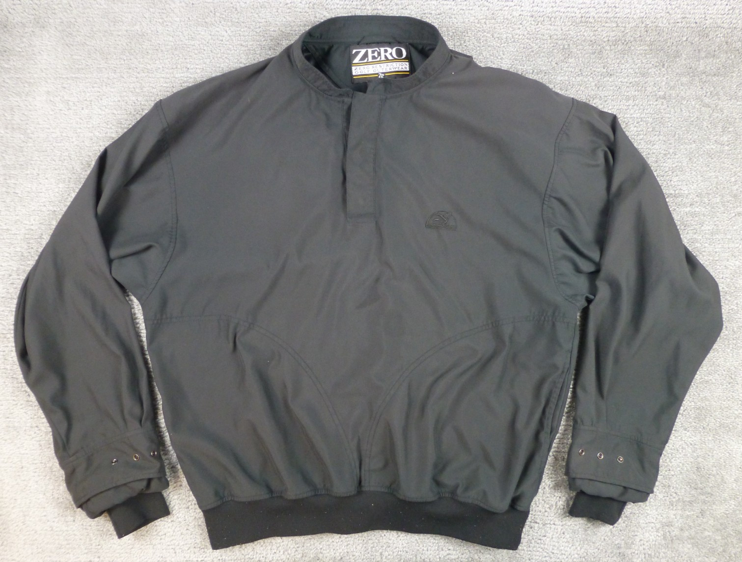 Mens Medium Windstopper Black Pullover