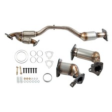 All 3 Catalytic Converter With Flex Y-pipe For 2013-2019 Nissan Pathfinder 3.5l All 3 Catalytic Converter With Flex Y-pipe For 2013-2019 Nissan Pathfinder 3.5l