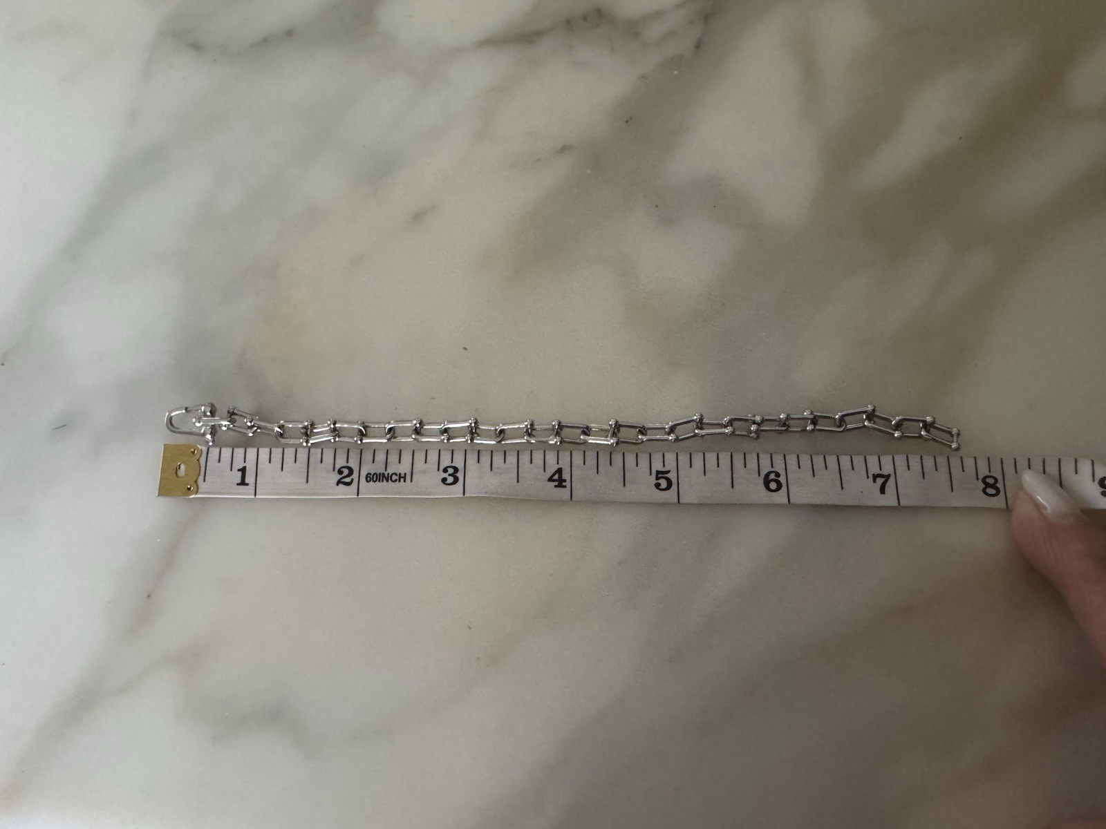 Sterling Silver Micro Hardware Link Bracelet - image 7