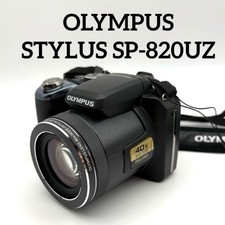 OLYMPUS STYLUS SP-820UZ Digital Camera Black 40x Optical Zoom Excellent