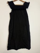 Madewell Boho Sun dream Black Sleeveless Dress with pockets in size 8
