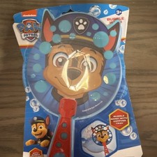 Nickelodeon Paw Patrol Chase Bubble Wand with Dipping Tray 2023 3 Years