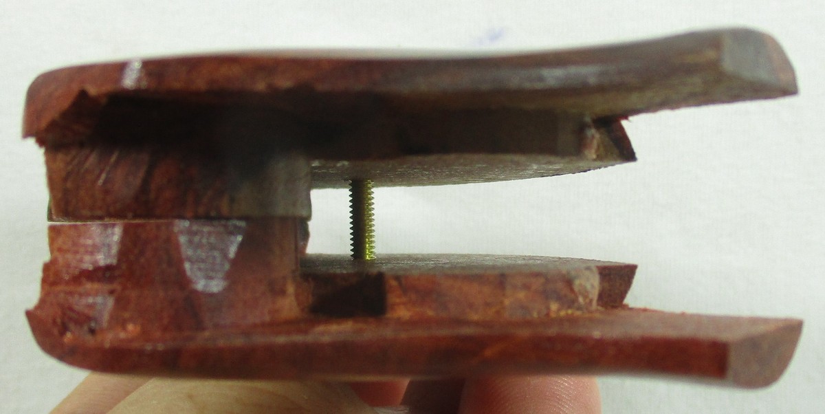 Manichette In Legno A Scacchi Per Revolver S&W, Impugnature Per Telaio K E L, Testa Rotonda
