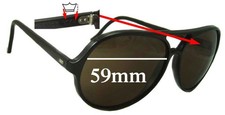 SFx Replacement Sunglass Lenses fits Bolle 145 - 59mm Wide