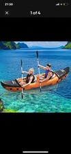 Bestway Hydro Force Lite Rapid 2-Person Inflatable Kayak Orange -Great Condition