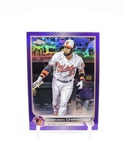 2022 Topps Chrome Update Series Robinson Chirinos Purple Refractor No. USC183